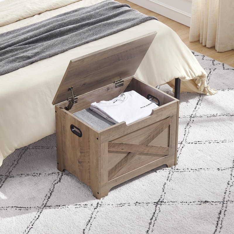 Gracie Oaks Yerin Manufactured Wood Blanket Chest & Reviews | Wayfair